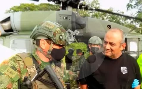 Justicia colombiana condena a "Otoniel" a 30 años de cárcel por terrorismo y homicidios