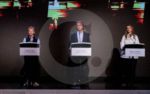 Fajardo, López y Valencia se unen contra plan de Constituyente de Petro en debate presidencial