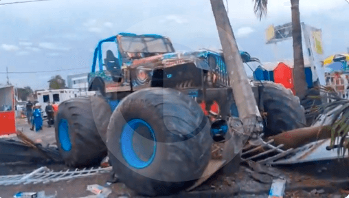 Monster Truck se descontroló en Popayán y atropelló a 15 personas durante exhibición