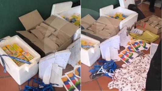 Investigan hallazgo de material electoral oculto en refrigerios durante votaciones en Valledupar