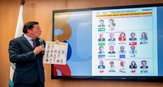 Registraduría revela el orden de resultados para las elecciones de 2026