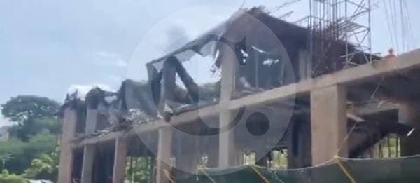 Colapso en construcción de Floridablanca deja cuatro obreros heridos y reaviva preocupaciones en el conjunto