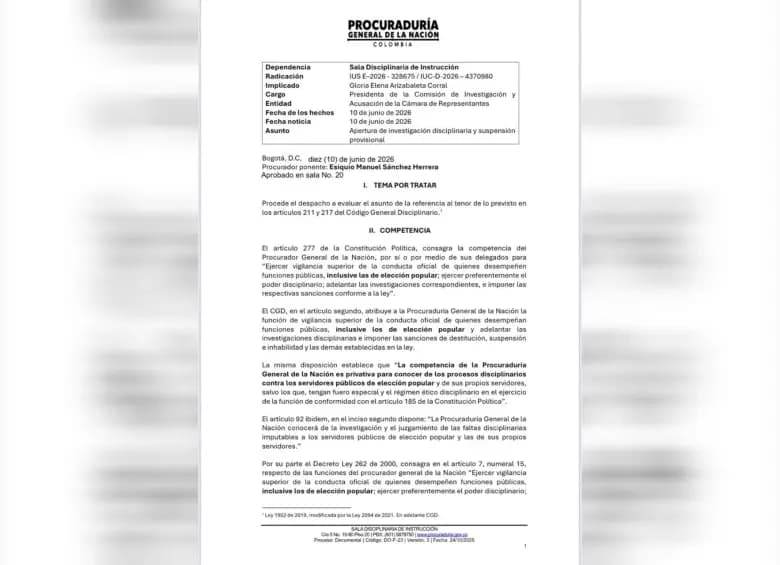 Procuraduría suspende a congresista que intentó apartar a Petro de la presidencia