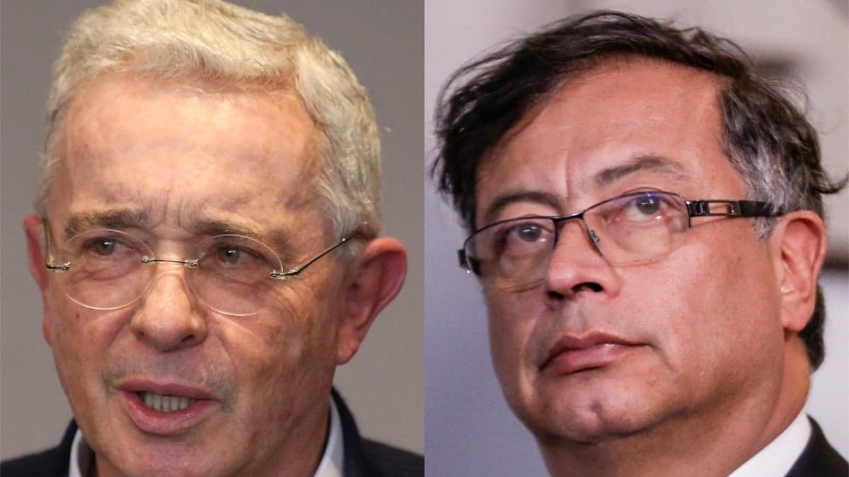 Petro y Uribe se enfrentan en redes por masacres, tierras y narcotráfico