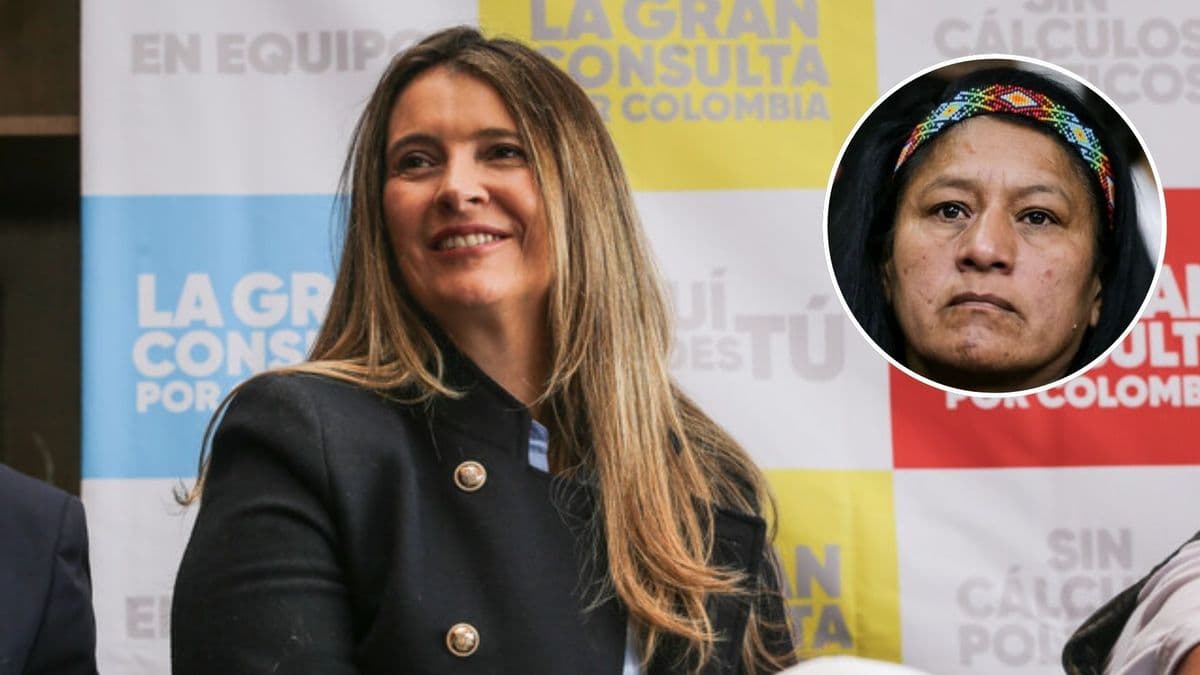 Paloma Valencia resalta respeto por Aida Quilcué pese a diferencias políticas sobre el Cauca