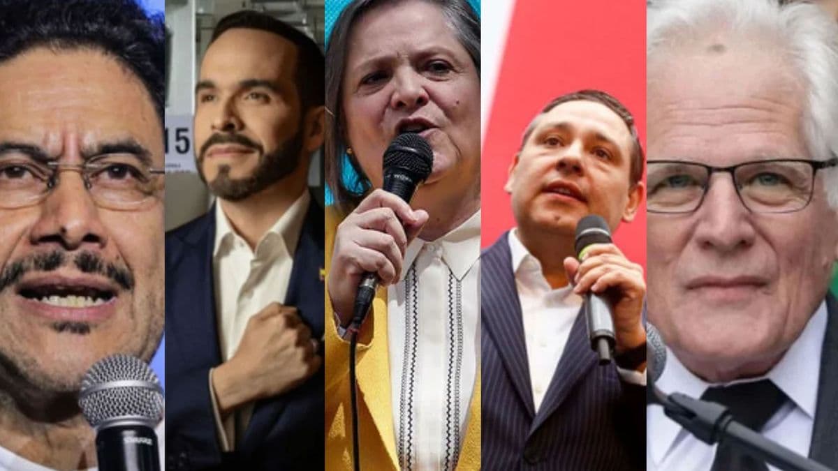 Cinco candidatos presidenciales ya definen quiénes los acompañarán en la carrera hacia 2026