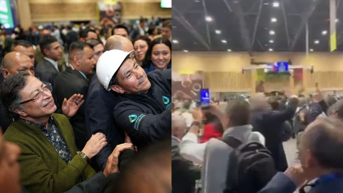 Petro responde con sarcasmo a abucheos en evento empresarial de Corferias