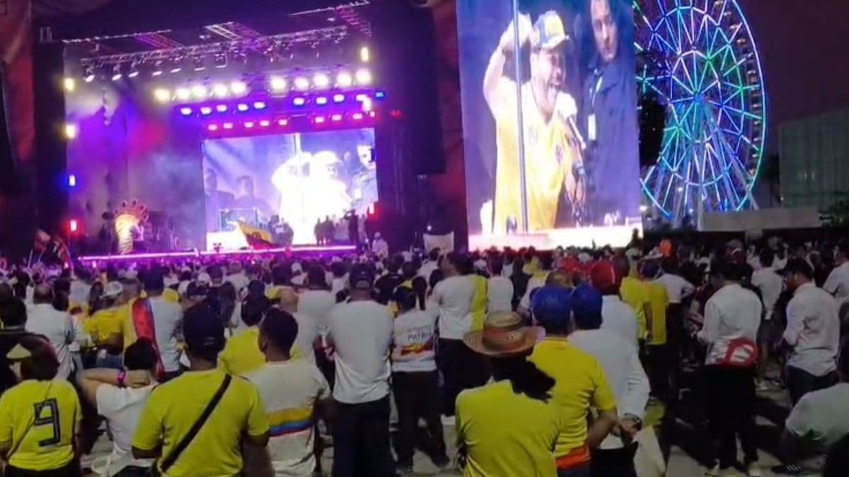 "He venido a defender a Colombia por la razón o por la fuerza": De La Espriella cierra campaña en Barranquilla