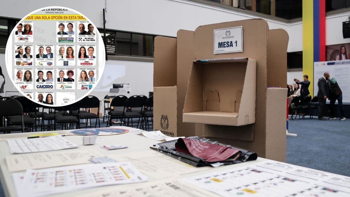Once fórmulas en la carrera: así quedó el tarjetón para elegir presidente y vicepresidente en 2026