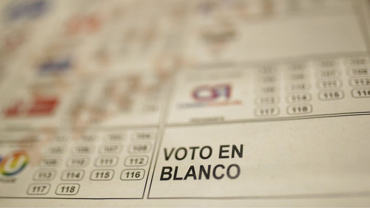 Voto en blanco en segunda vuelta: ¿qué pasa si gana? Aquí está la respuesta