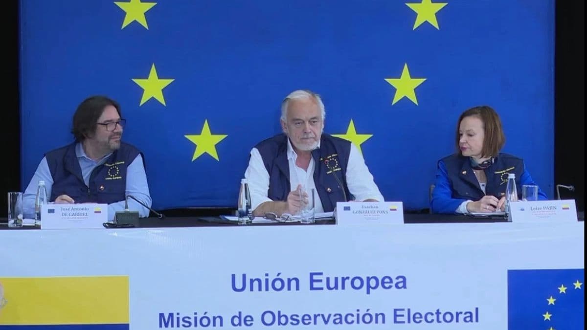 Observadores de la UE desmienten fraude en elecciones: Petro sin pruebas, según misión europea