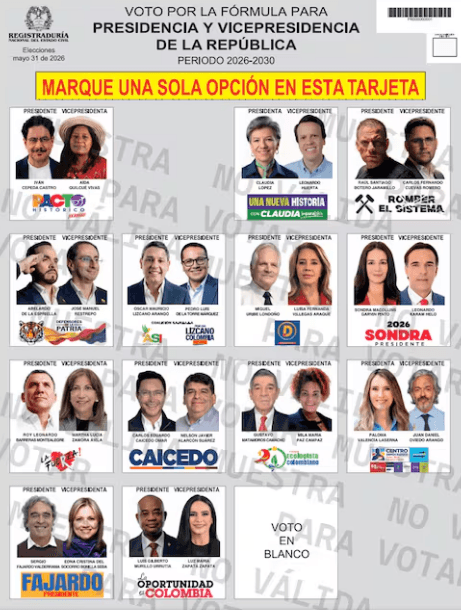 Ya están abiertas las urnas: Colombia elige presidente para 2026-2030