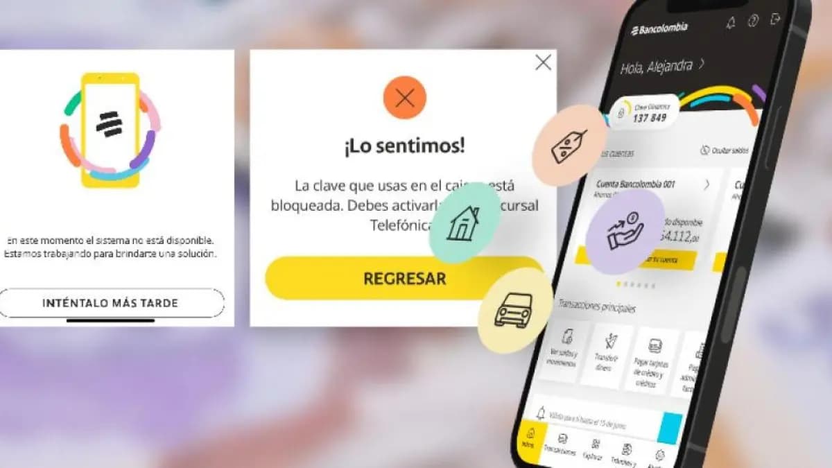 Bancolombia revela qué provocó el colapso: un cambio de software que se salió de control
