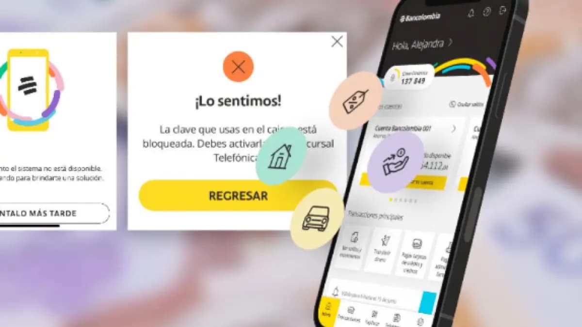 Bancolombia sigue sin recuperarse: el apagón digital se extiende al jueves sin fecha de normalización
