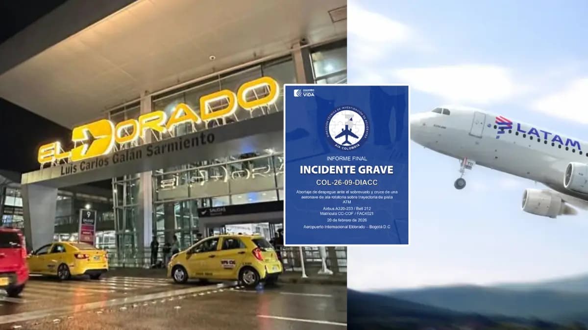 Casi tragedia en El Dorado: revelan cómo un avión de Latam evitó chocar con helicóptero militar