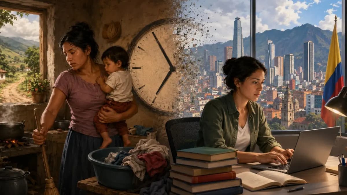El trabajo del hogar sigue frenando el progreso laboral y educativo de las mujeres colombianas