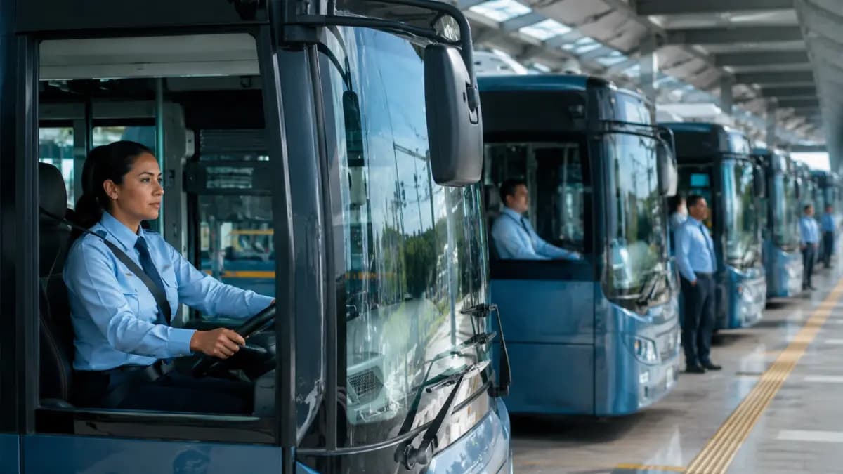 Solo 4 de cada 100 conductores de transporte público en Colombia son mujeres: qué frena su entrada al sector
