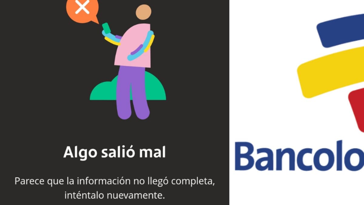 Bancolombia sigue con fallas tras mantenimiento: usuarios no pueden ver ni mover su dinero