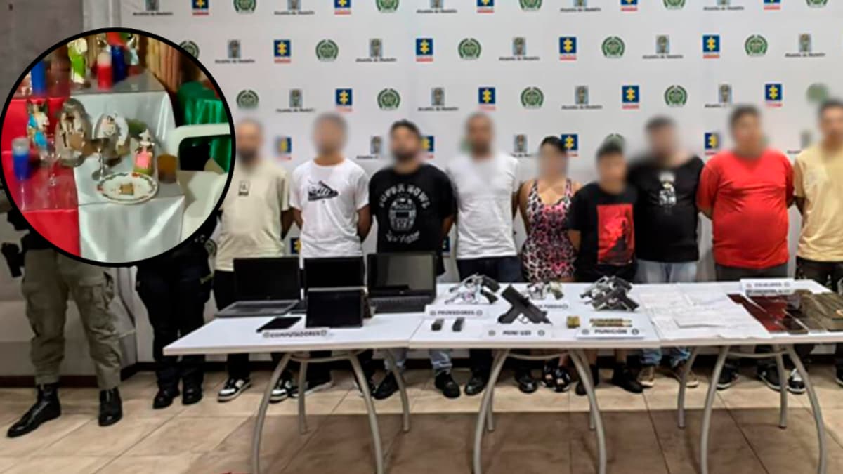 Desmantelan red de sicarios en Medellín que usaba rituales de brujería para "blindarse" contra la justicia