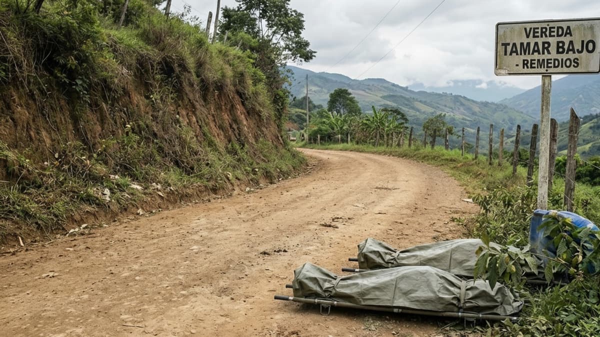 Nordeste de Antioquia clama por recoger sus muertos mientras la guerra paraliza la región