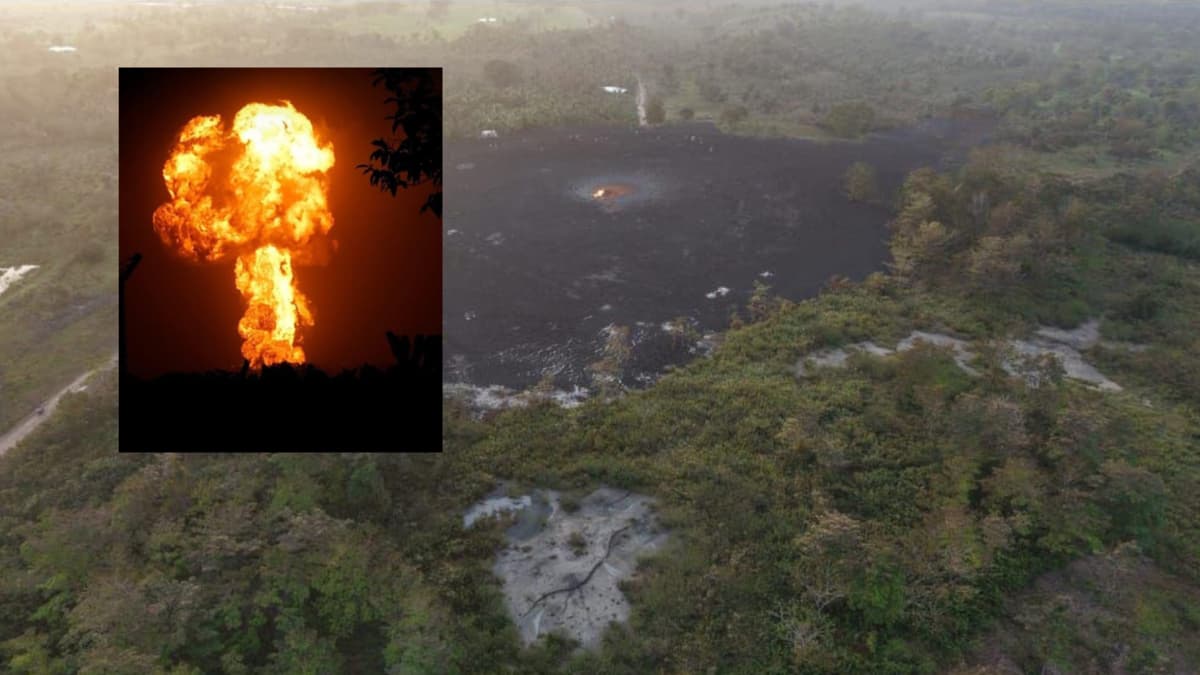 Volcán de lodo afecta a más de mil personas en Urabá; cierran vía y suspenden acueducto