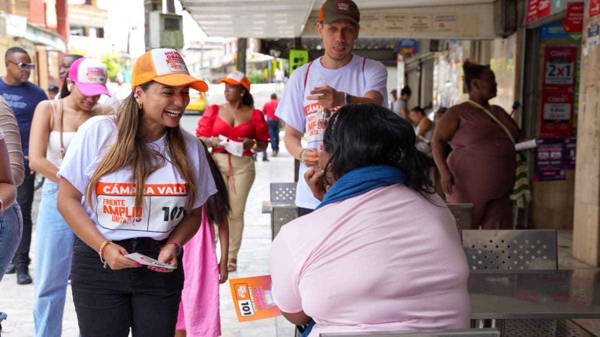 Michelle Obando: "El Valle no puede normalizar que la violencia decida quién hace campaña"