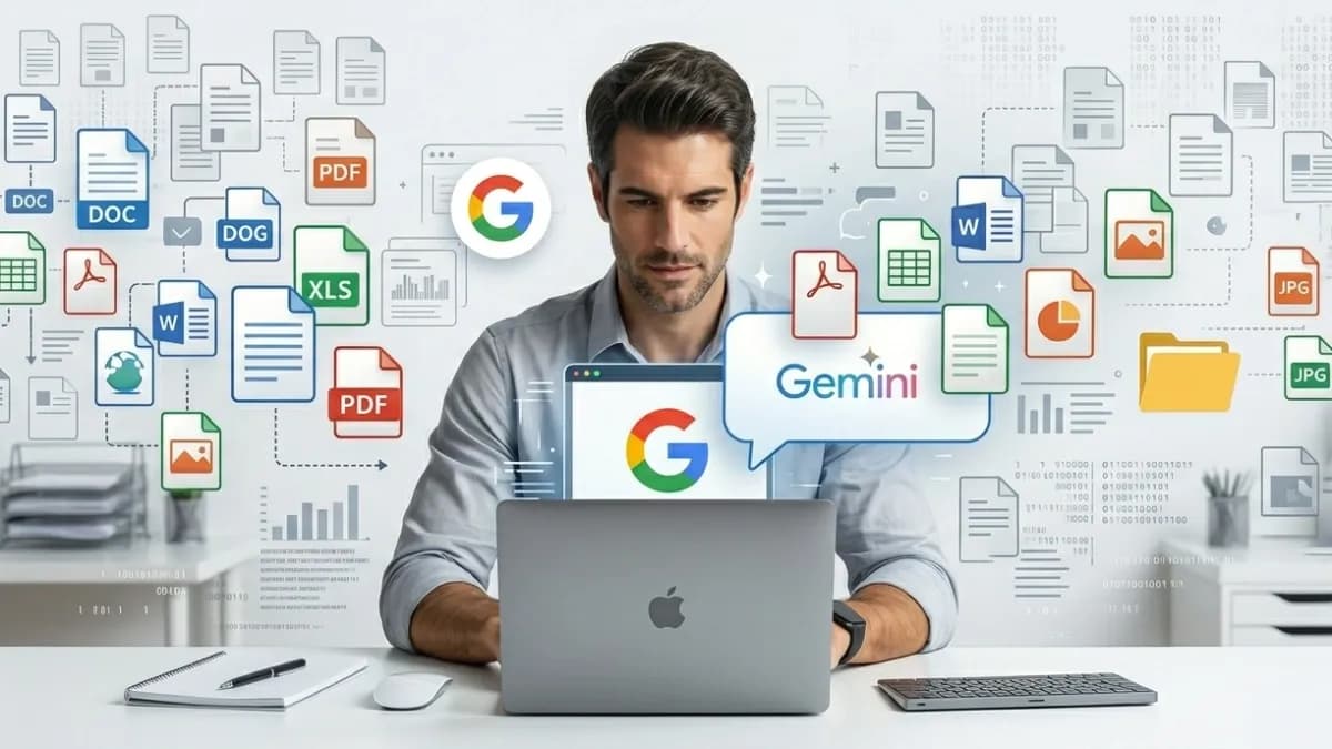 Google integra IA en Gmail, Docs y Keep: ahora creas documentos con solo hablar