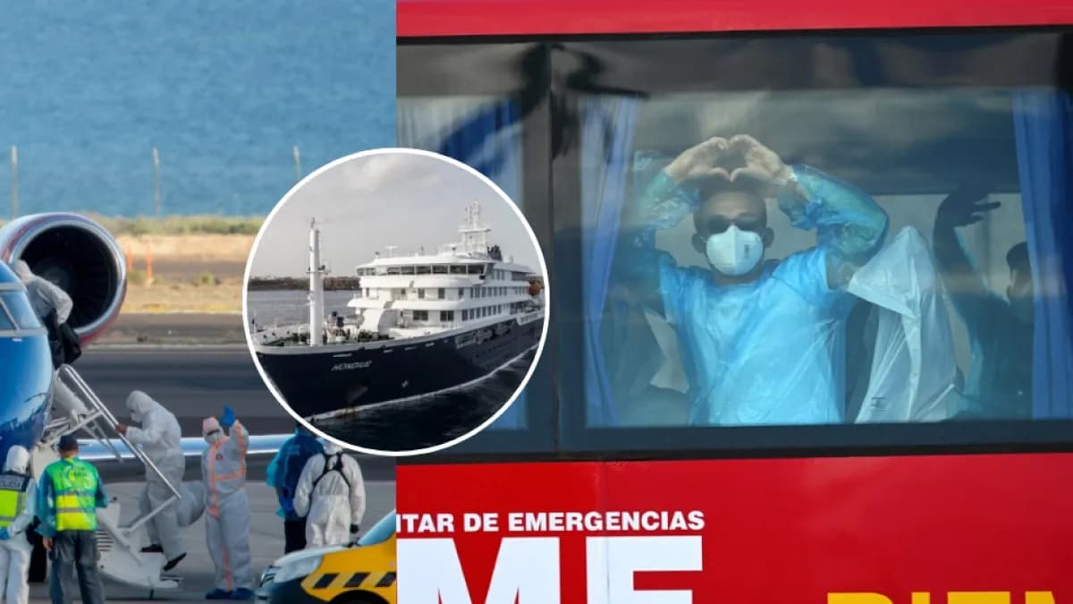 Confirman nuevo caso de hantavirus en español evacuado del crucero MV Hondius