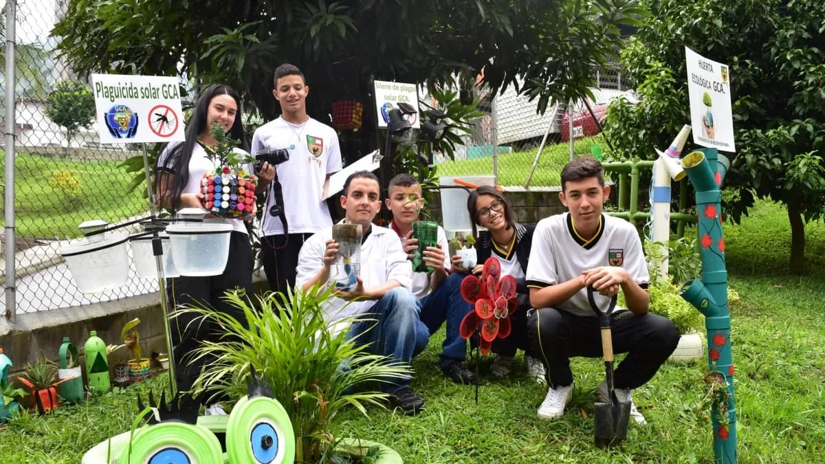 Colegio público de Envigado gana premio mundial de sostenibilidad y llega a final del Global Schools Prize