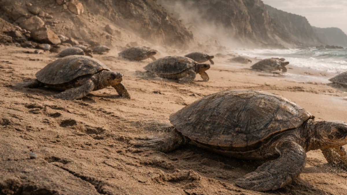 Cierran playa del Urabá para proteger anidación de cuatro especies de tortugas marinas