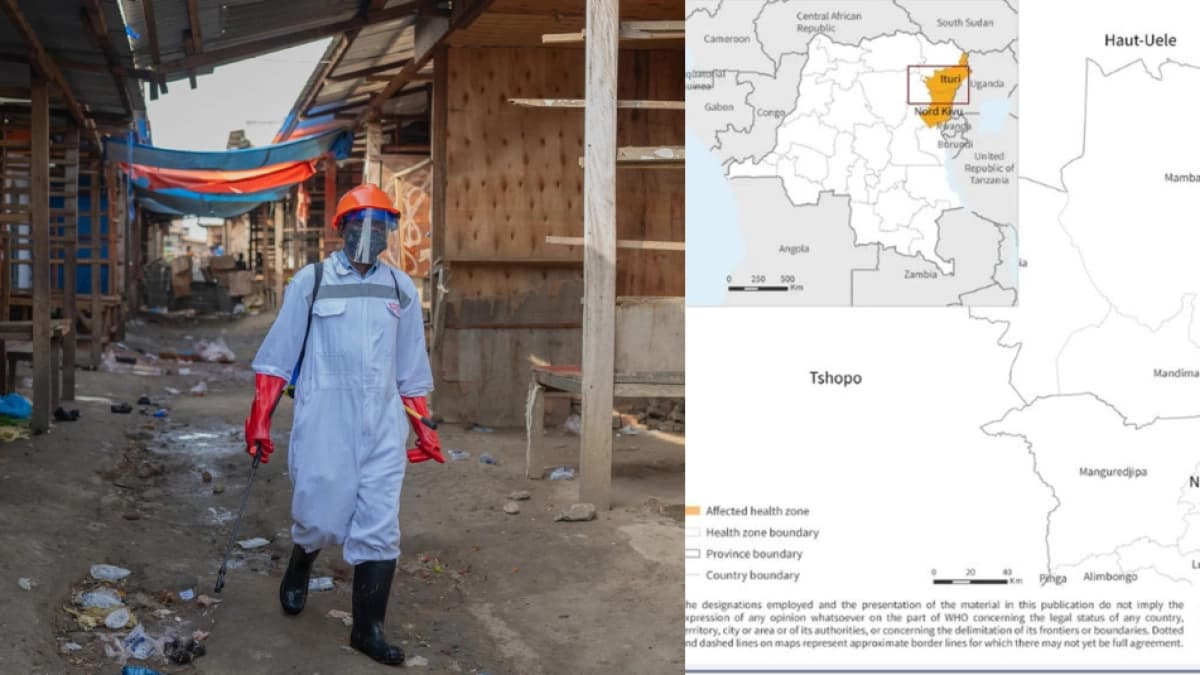 Dieciocho pacientes con sospecha de ébola escapan tras ataque a centro médico en Congo