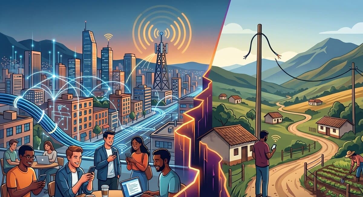Colombia moderniza internet pero deja atrás al campo: la paradoja que desafía a los próximos gobernantes