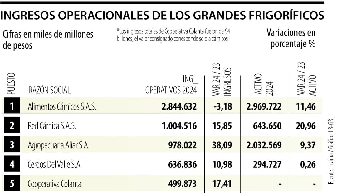 Los tres gigantes que dominan el sacrificio bovino en Colombia: Alimentos Cárnicos, Minerva y La Fazenda