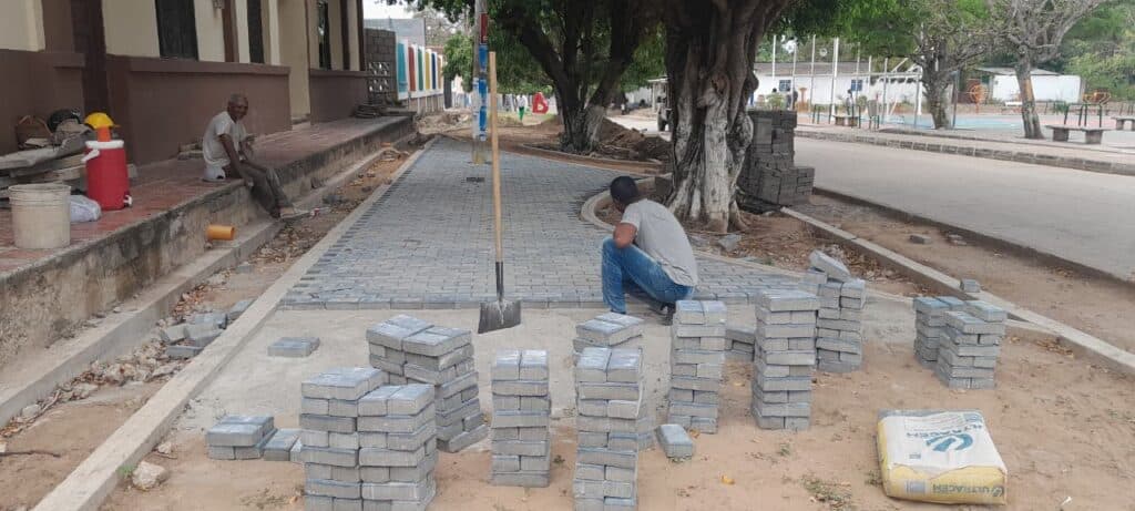 Carraipía espera que terminen obras de embellecimiento que ya pasaron su plazo