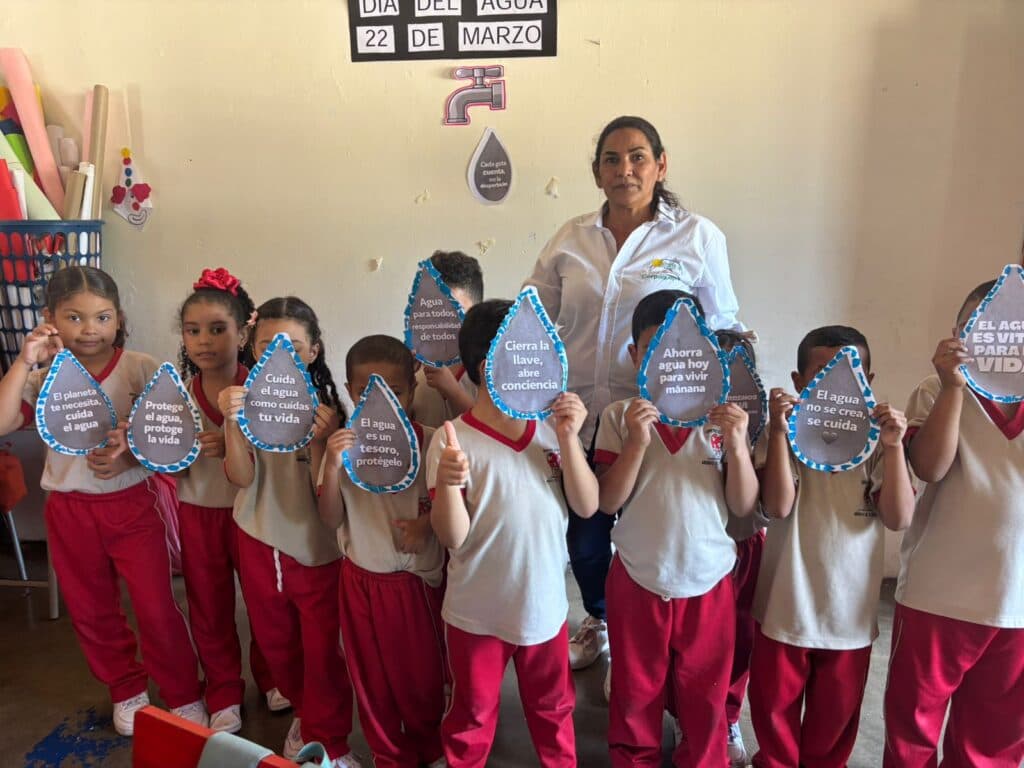 Con juegos y lecciones prácticas, niños de San Juan del Cesar aprenden a cuidar el agua