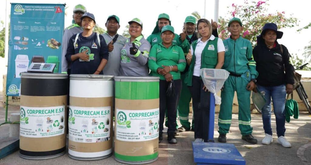 Riohacha se moviliza por el reciclaje con gran jornada ambiental en el centro de la ciudad