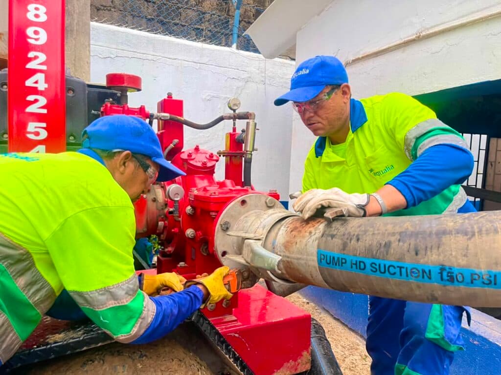 Aqualia activa plan de emergencia tras colapso eléctrico en estación de aguas residuales de Riohacha