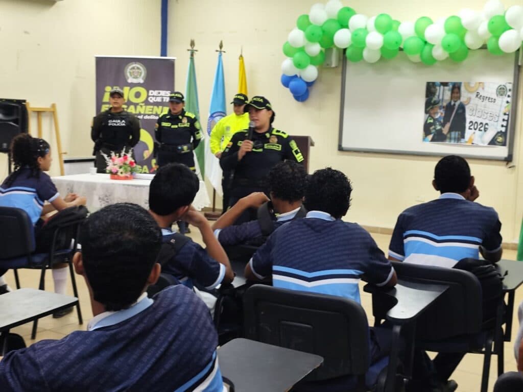 Riohacha fortalece seguridad en colegios con jornada de convivencia y prevención
