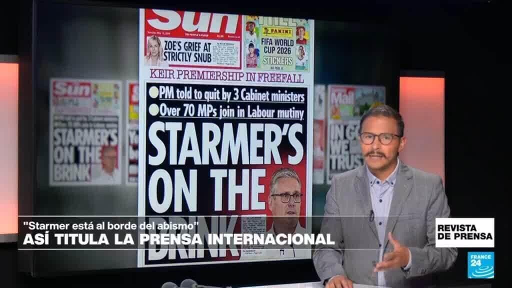 Starmer en crisis: ministros renuncian y tabloides británicos hablan de su caída inminente