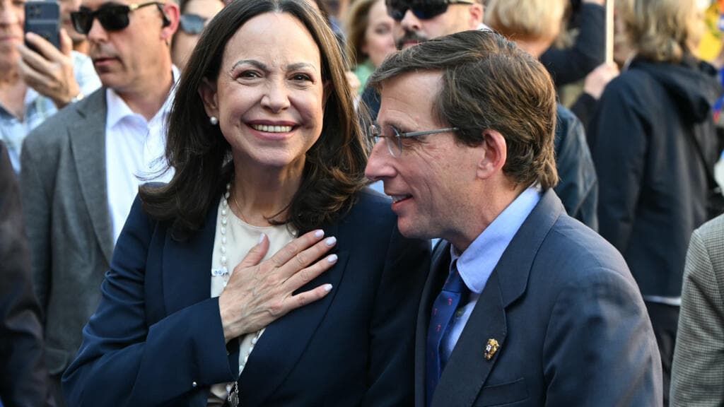 María Corina Machado rechaza reunión con Sánchez en Madrid y arropada por la derecha española