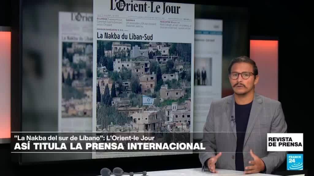 Israel implementa en Líbano la misma estrategia de Gaza, dejando más de un millón de desplazados