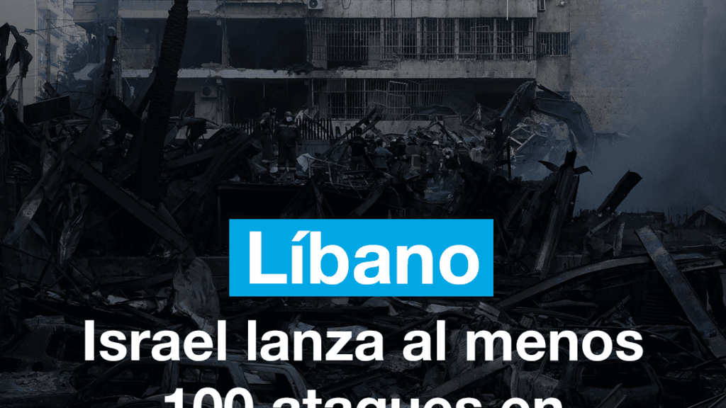 Israel intensifica bombardeos en Líbano mientras se mantiene fuera del acuerdo entre Estados Unidos e Irán