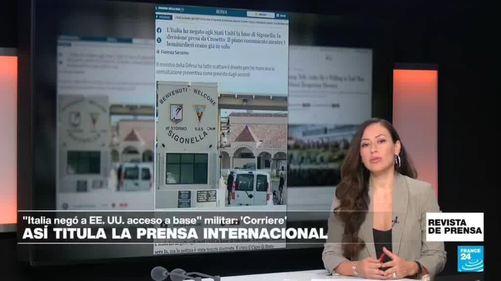 Italia le cierra las puertas a Estados Unidos en base militar siciliana