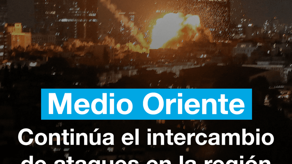 Medio Oriente en alerta: Israel e Irán intercambian ataques en intenso fin de semana