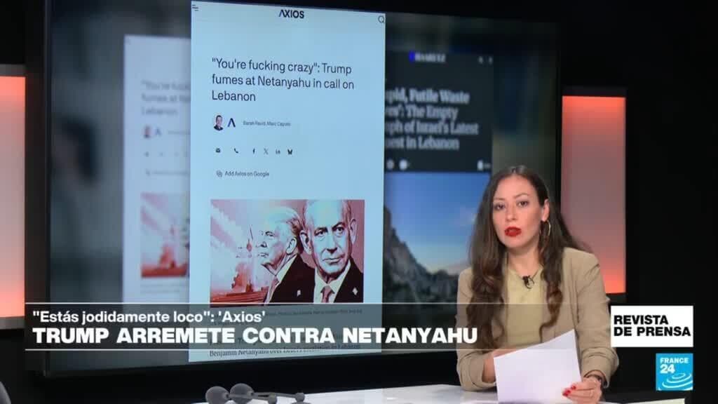 Trump arremete contra Netanyahu por expansión militar en Líbano, según reportes internacionales
