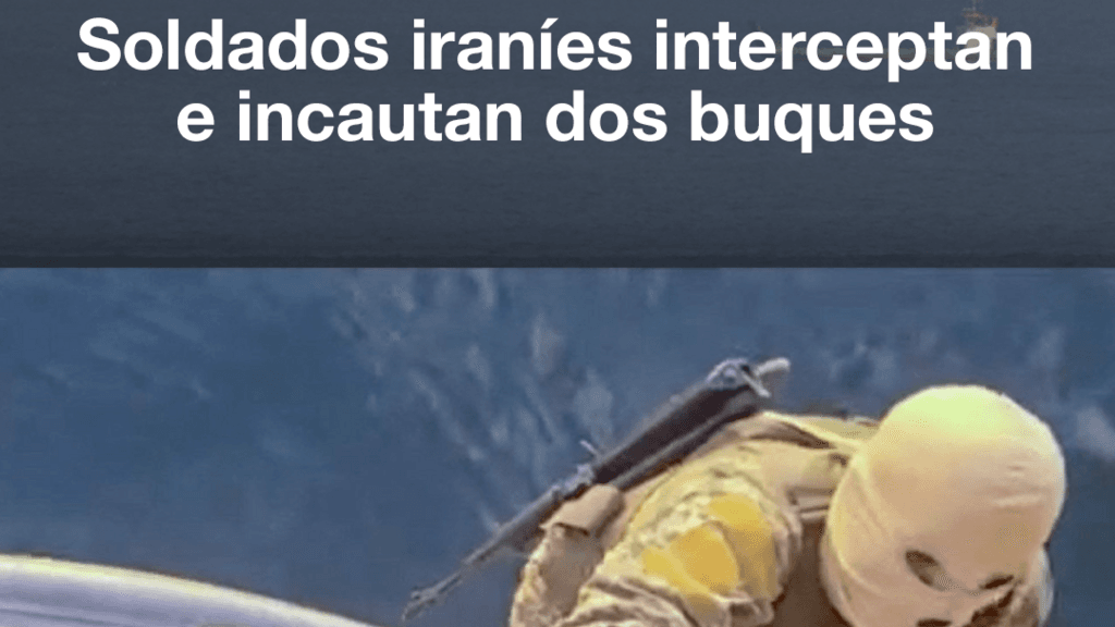 Irán intensifica tensiones al incautar buques en el estratégico estrecho de Ormuz