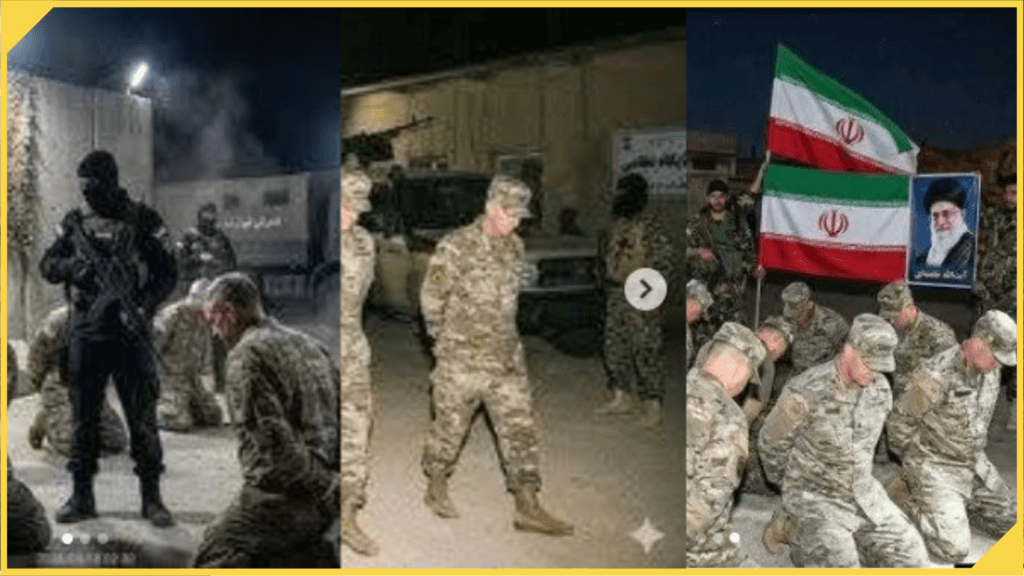 Las imágenes de soldados estadounidenses "capturados" por Irán son fake: fueron creadas con inteligencia artificial