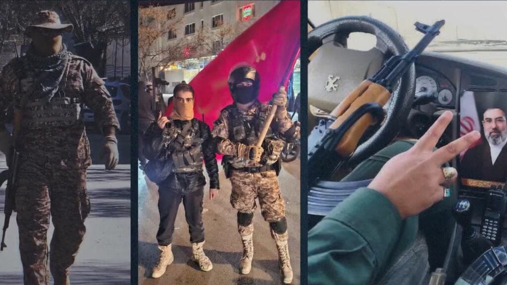 Irán desplega milicias armadas en las calles para frenar nuevas protestas contra el régimen