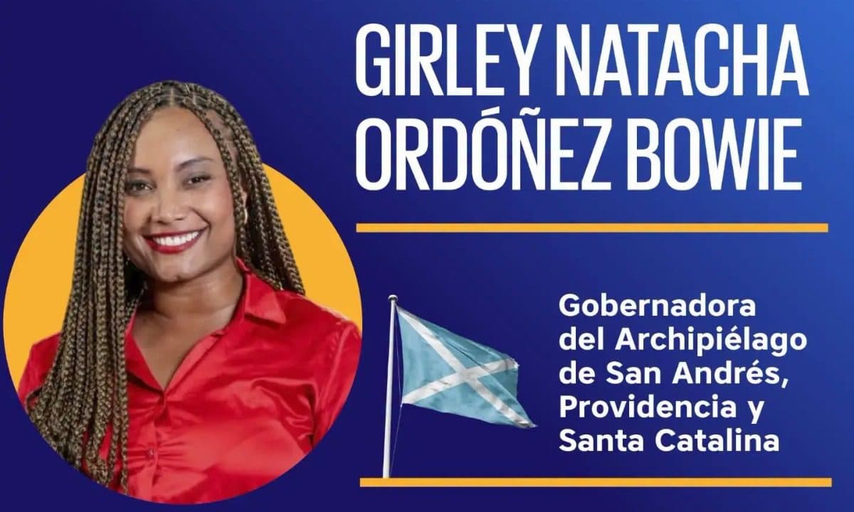 Girley Ordoñez gana la gobernación de San Andrés con aplastante victoria del 64 %