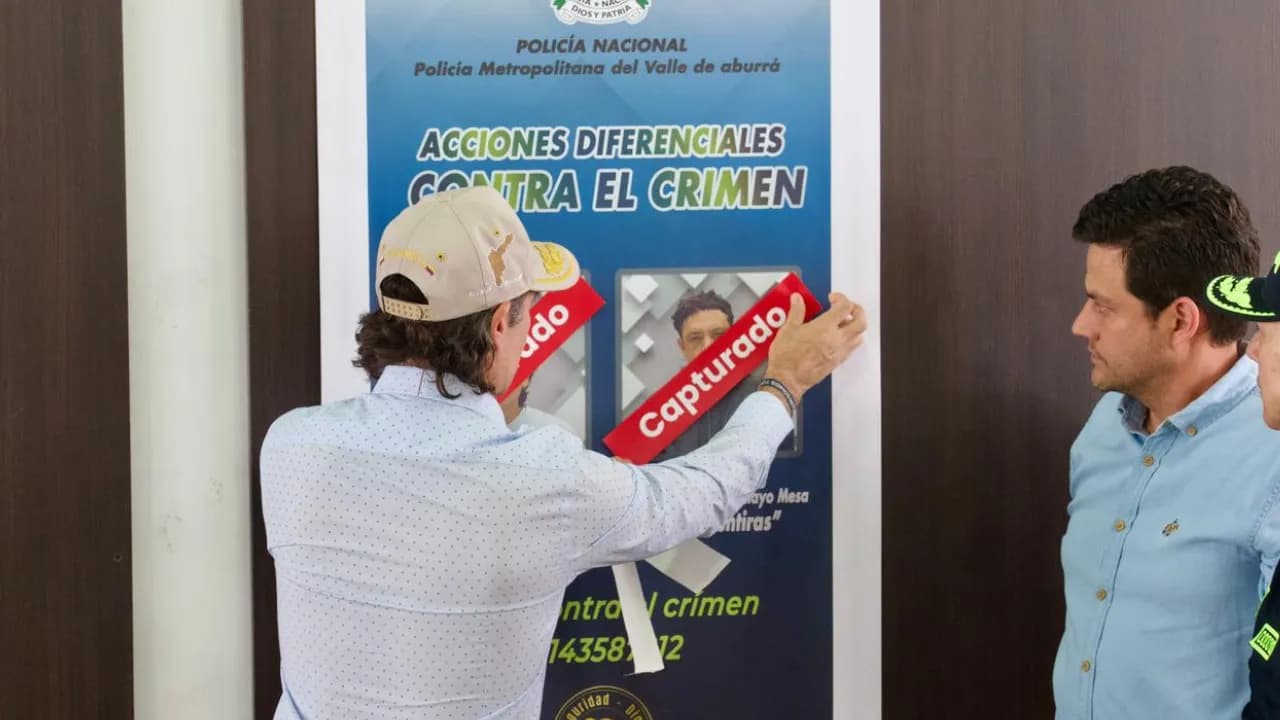 Capturan a 'Jonás' y 'Alex Mentiras', cabecillas de bandas criminales en Antioquia